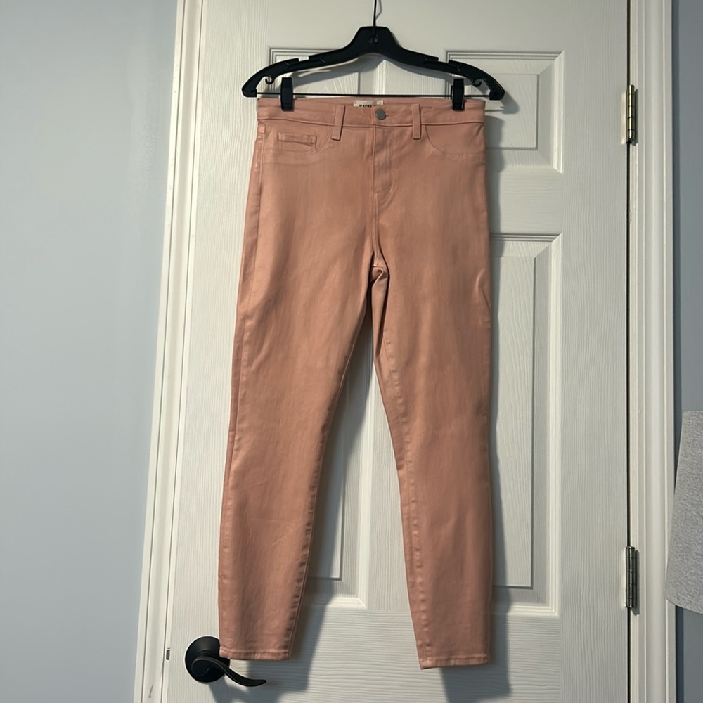 Lagence Margot skinny coated denim
